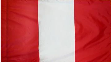 Peru Civil Indoor Flag