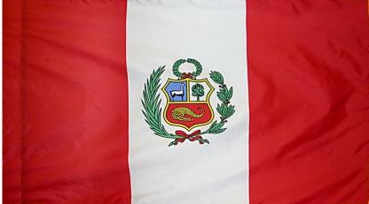 Peru Government Indoor Flag
