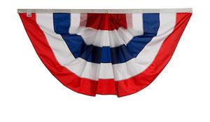 Pleated Full Fan Stripes Only