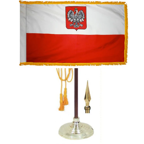 Poland (With Seal) Indoor/Parade Flag - Image 2