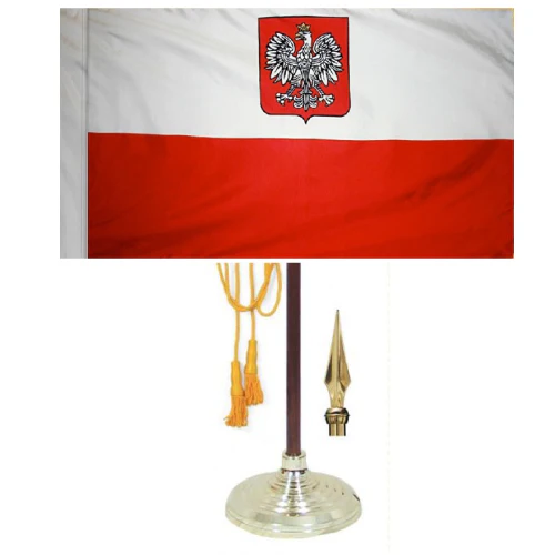 Poland (With Seal) Indoor/Parade Flag - Image 4