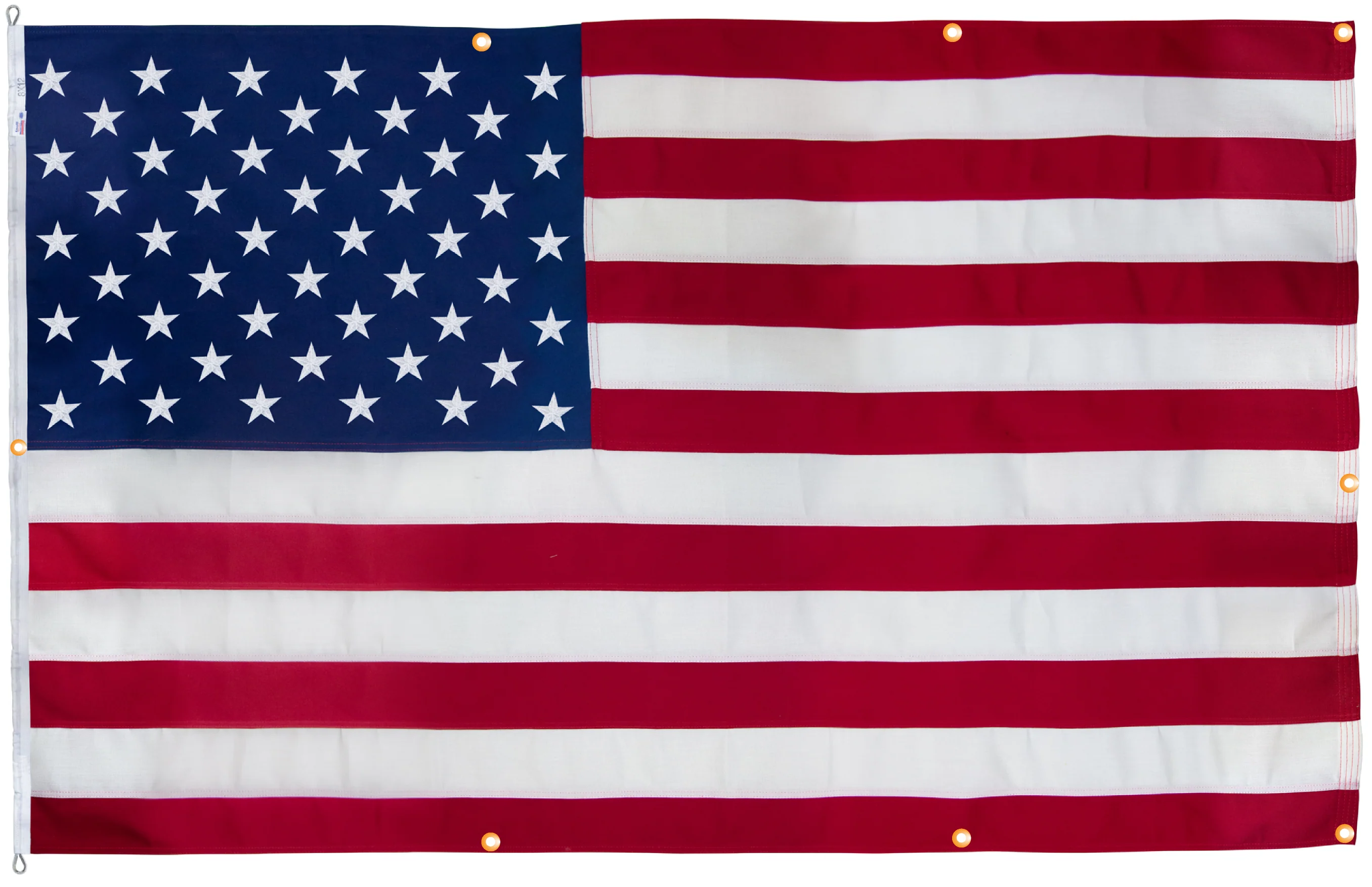 WallSafe™ Polyester Wall-Mounted American Flag | Reinforced Edge Grommets | Made in USA - Image 9