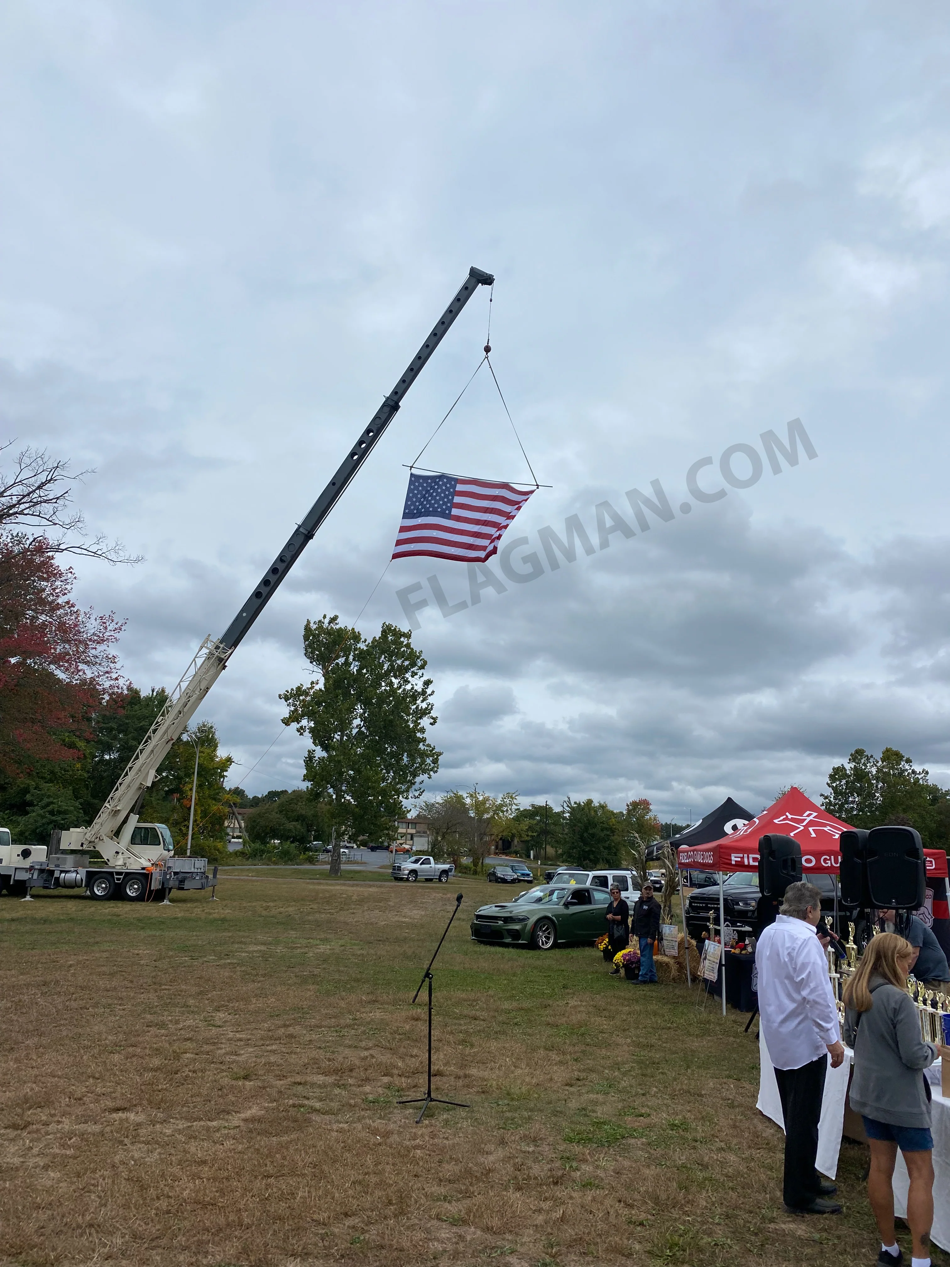 AerialVent™ Ventilated Polyester American Flag for Aerial Display | Made in USA - Image 10