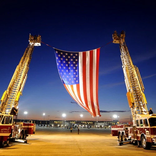 AerialVent™ Ventilated Polyester American Flag for Aerial Display | Made in USA - Image 6