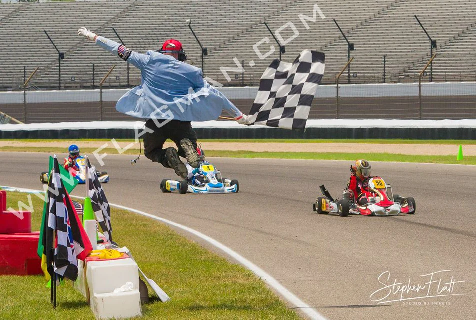 TrackFlag™ Printed Black & White Checkered Professional Race Flag | Made in USA - Image 3