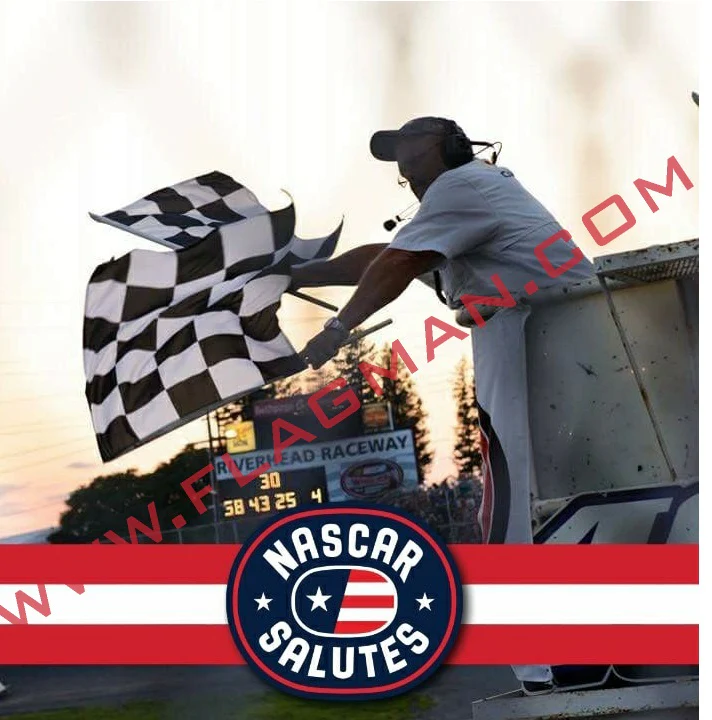 TrackFlag™ Printed Black & White Checkered Professional Race Flag | Made in USA - Image 5