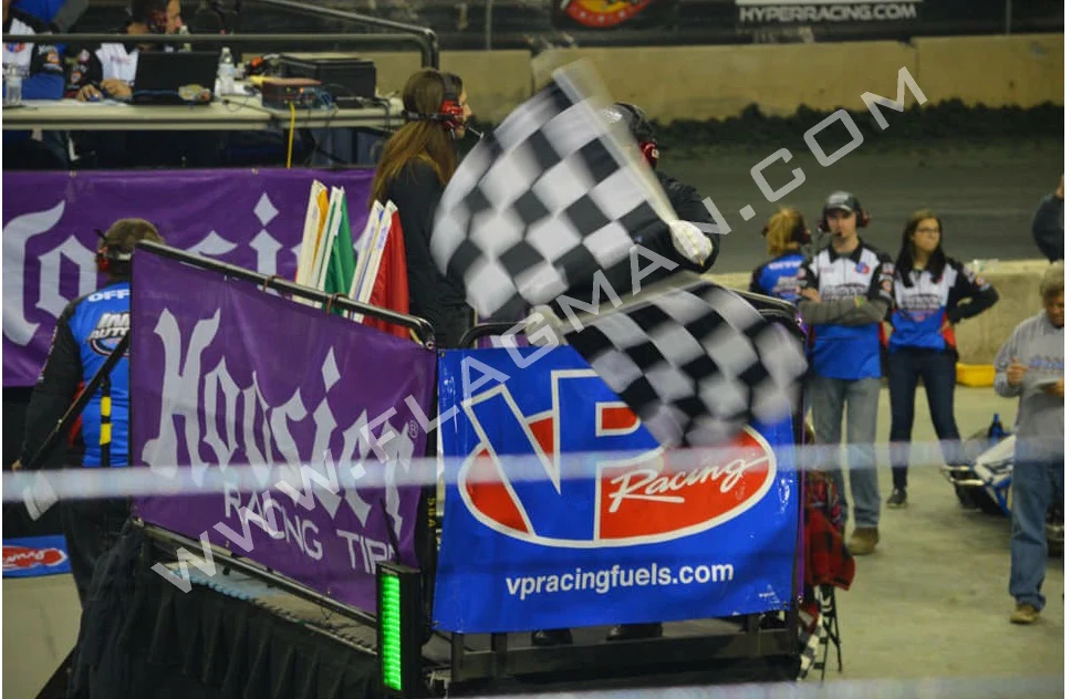 TrackFlag™ Printed Black & White Checkered Professional Race Flag | Made in USA - Image 8