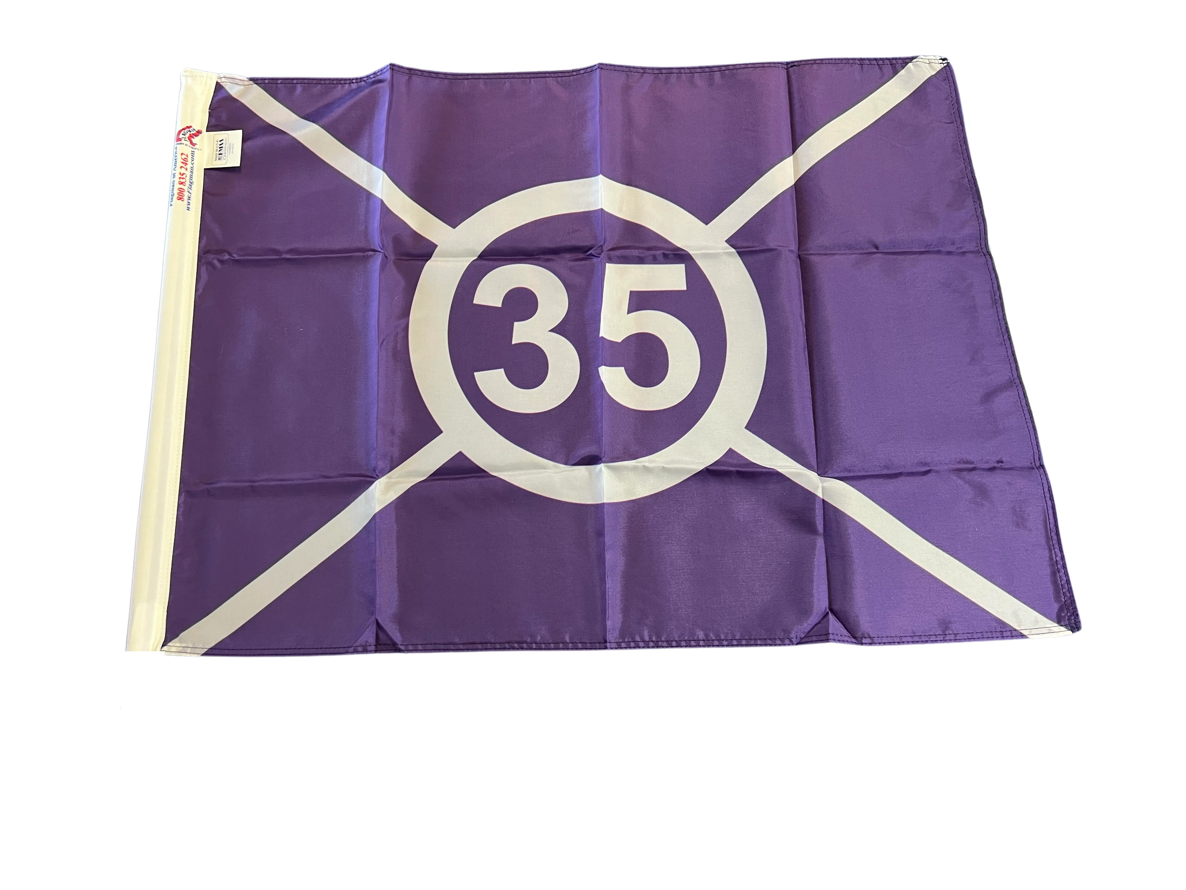 Printed Code 35 Racing Flag - Image 2
