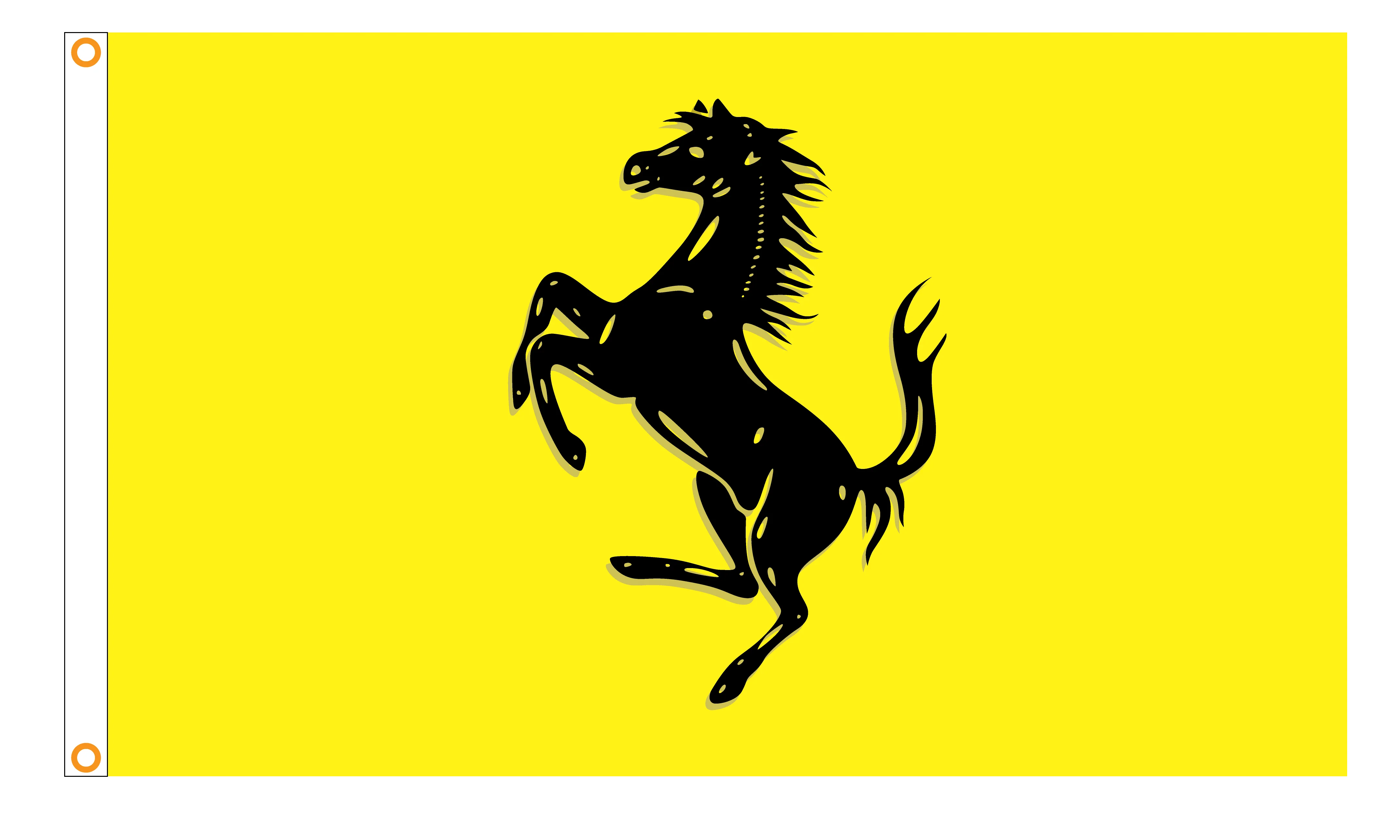 Printed Horse Flag - 3'x5' - Nylon - Heading & Grommets