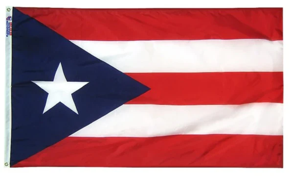 Puerto Rico Outdoor Flag | Made in USA | Low-Medium Wind Flag