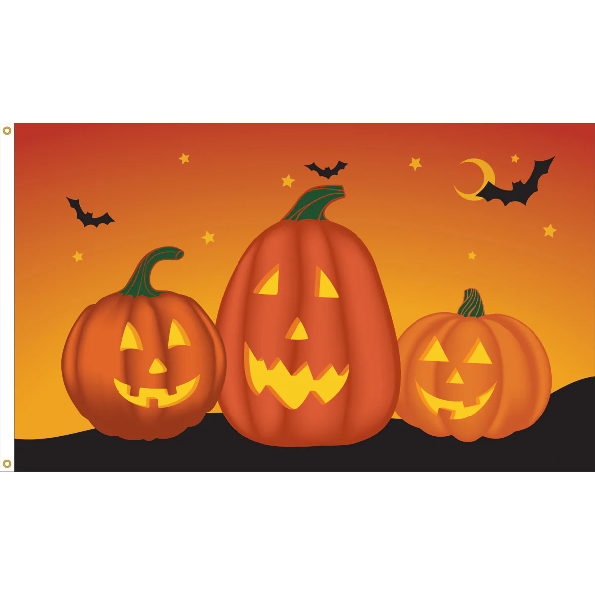 Pumpkins Outdoor Flag