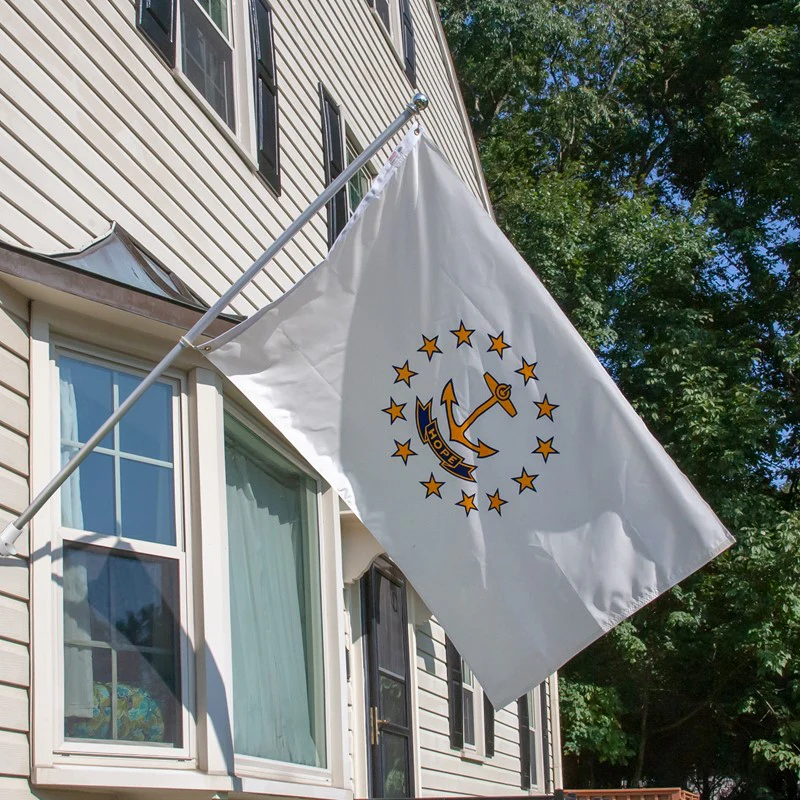 Rhode Island Outdoor Nylon State Flag | Made in USA | Low-Medium Wind Flag - Image 3