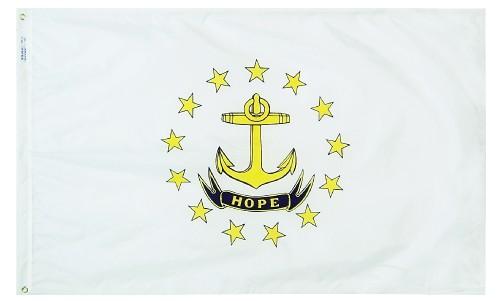 Rhode Island Outdoor Polyester State Flag | Made in USA | High Wind Flag