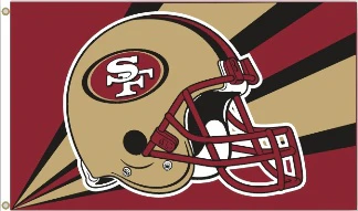 San Francisco 49er's Outdoor Flags - Image 2