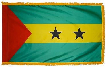 Sao Tome & Principe Indoor Flag - Image 2