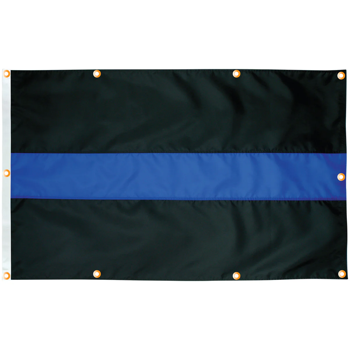 Sewn Thin Blue Line Flag (Original Design) with Grommets Along Edges for Wall Hanging - Image 4