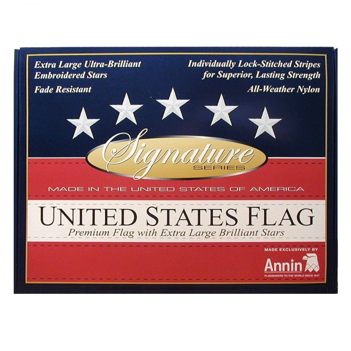 Annin Signature Series American Flag | Made in USA - Image 3
