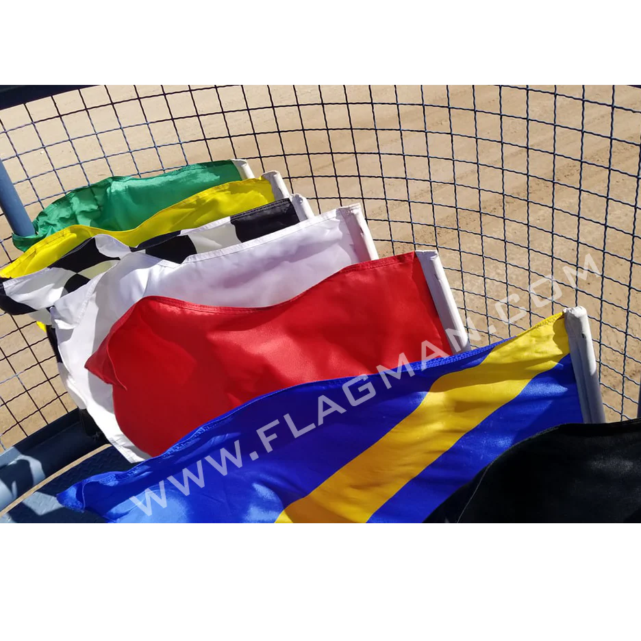 TrackFlag™ Solid Red Professional Race Flag | Made in USA - Image 5