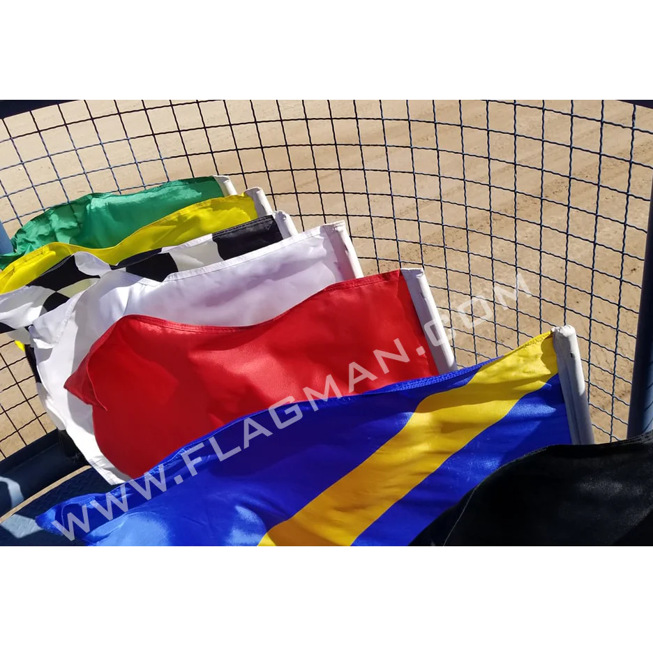 TrackFlag™ Solid White Professional Race Flag | Made in USA - Image 3
