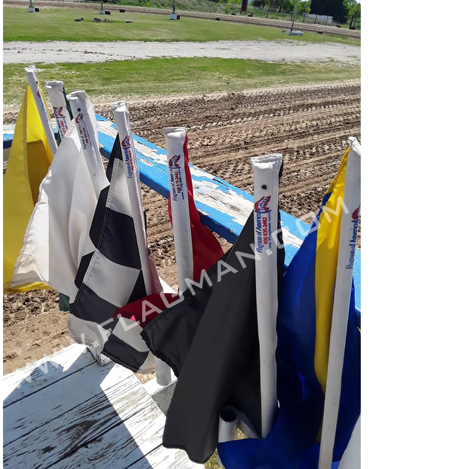 TrackFlag™ Solid White Professional Race Flag | Made in USA - Image 4