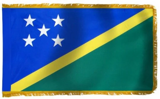 Solomon Islands Indoor Flag - Image 2