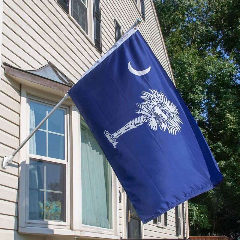 South Carolina Outdoor Nylon State Flag | Made in USA | Low-Medium Wind Flag - Image 3