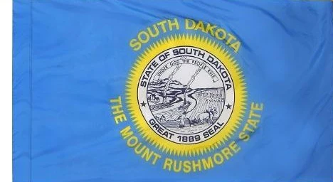 South Dakota Indoor / Parade Flag | Made in USA - Image 2