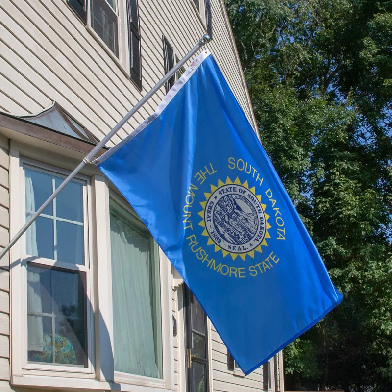 South Dakota Outdoor Nylon State Flag | Made in USA | Low-Medium Wind Flag - Image 4