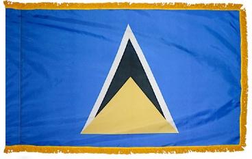 St Lucia Indoor/Parade Flag | Made in USA - Image 2