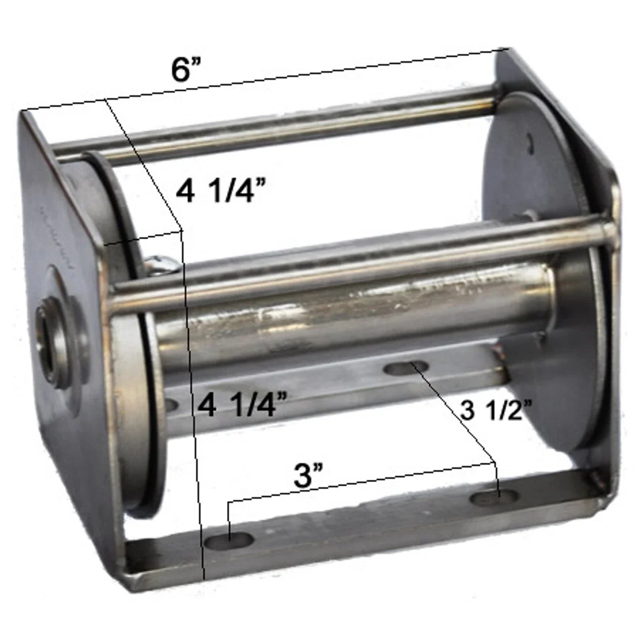 Stainless Steel Cable Winch for Aluminum Flagpole | Made in USA - Image 3
