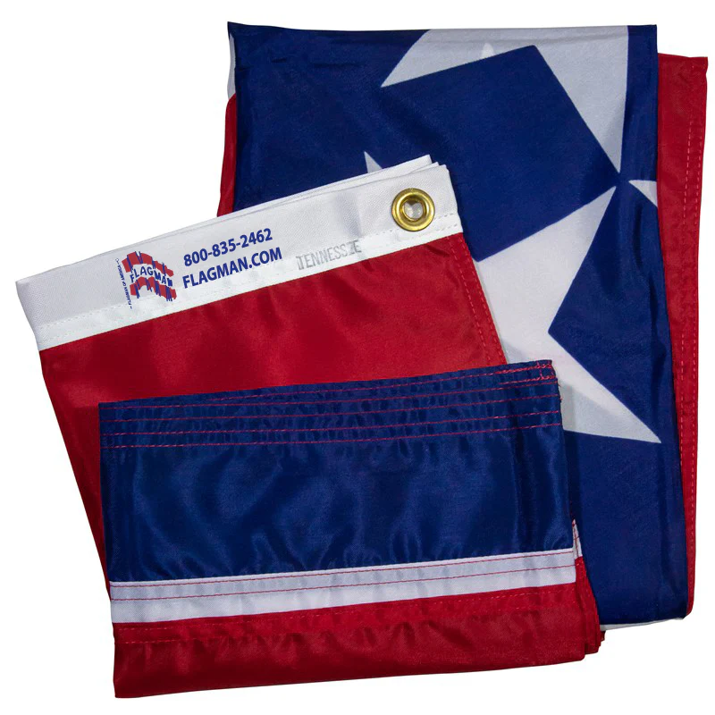 Tennessee Outdoor Nylon State Flag | Made in USA | Low-Medium Wind Flag - Image 2