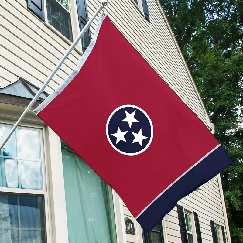 Tennessee Outdoor Nylon State Flag | Made in USA | Low-Medium Wind Flag - Image 3