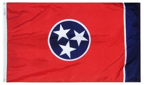Tennessee Outdoor Polyester State Flag | Made in USA | High Wind Flag