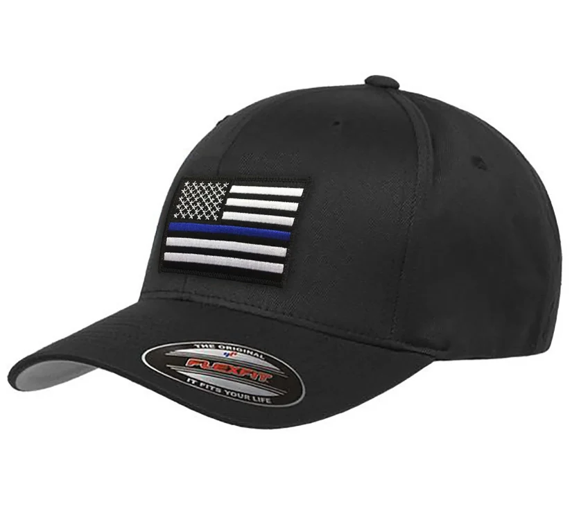 Thin Blue Line Flex Fit - Black - Image 3