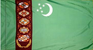Turkmenistan Indoor Flag - Image 2