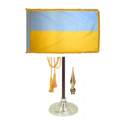 Ukraine Indoor / Parade Flag | Made in USA - Image 3