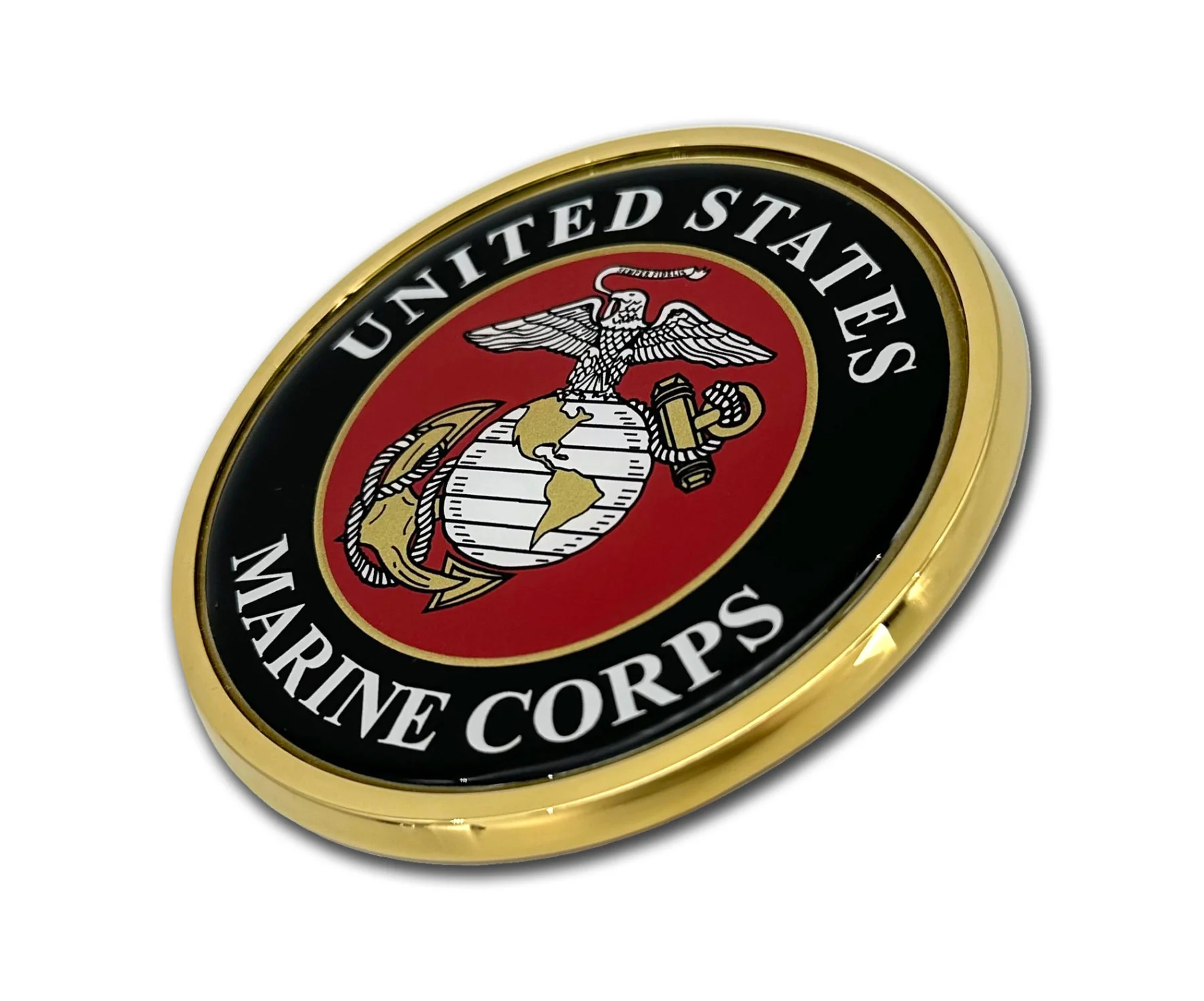 Marine Corp Circle Auto Emblem - Image 6