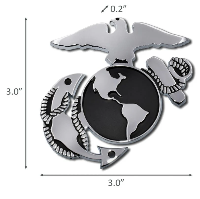 Marine Corps Insignia Car Emblem - Image 4
