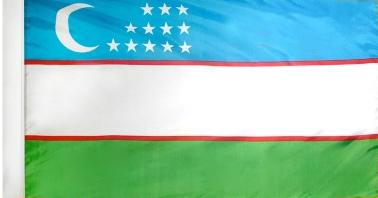 Uzbekistan Indoor Flag