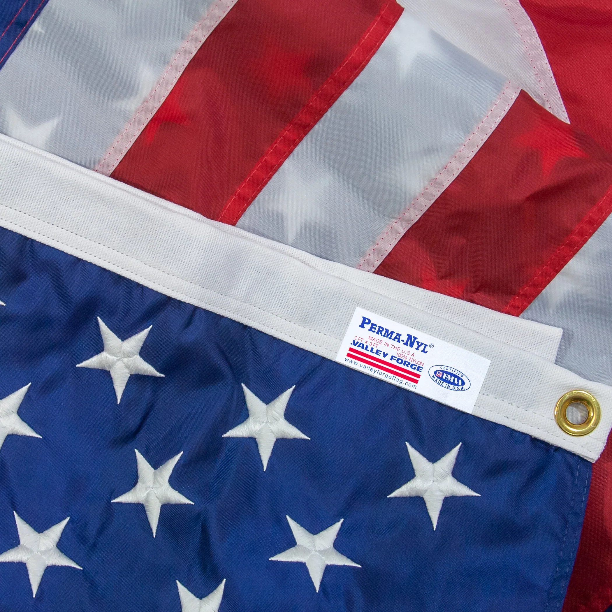 Valley Forge Perma-Nyl American Flag *Made in USA* - Image 2