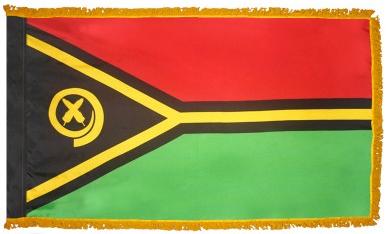 Vanuatu Indoor Flag