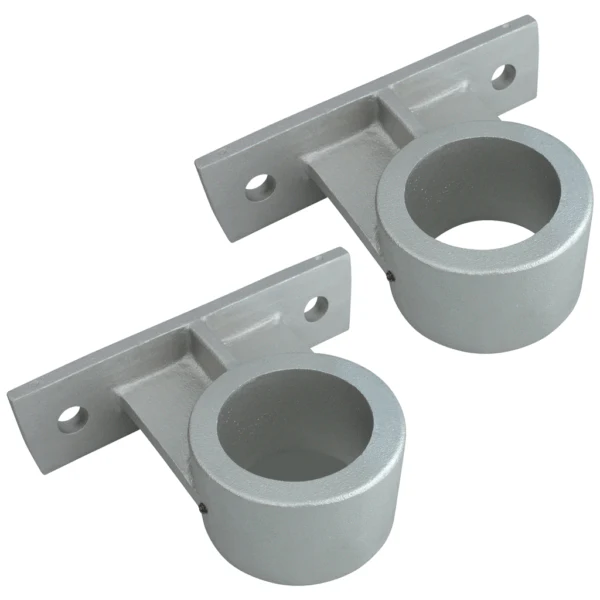 Vertical Flagpole Wall Mount Brackets – Cast Aluminum | Made in USA - Image 2