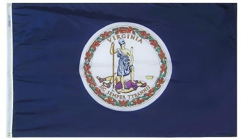 Virginia Outdoor Polyester State Flag | Made in USA | High Wind Flag