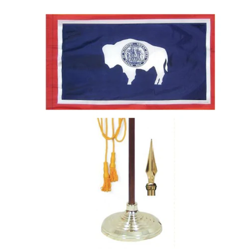 Wyoming Indoor / Parade Flag - Image 4