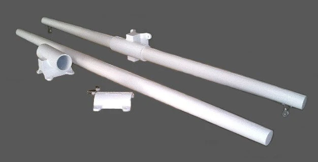 Yardarm & Gaff for Flagmore™ Fiberglass Flagpole | Made in USA