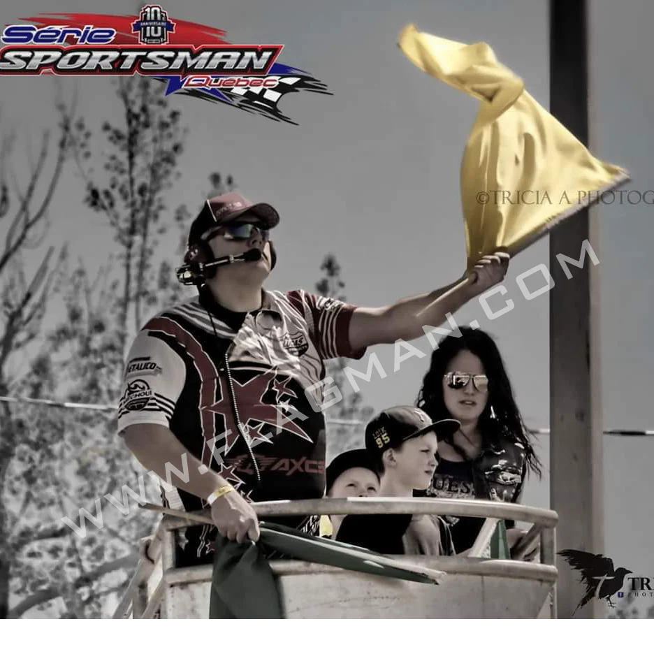 TrackFlag™ Solid Yellow Professional Race Flag | Made in USA - Image 5