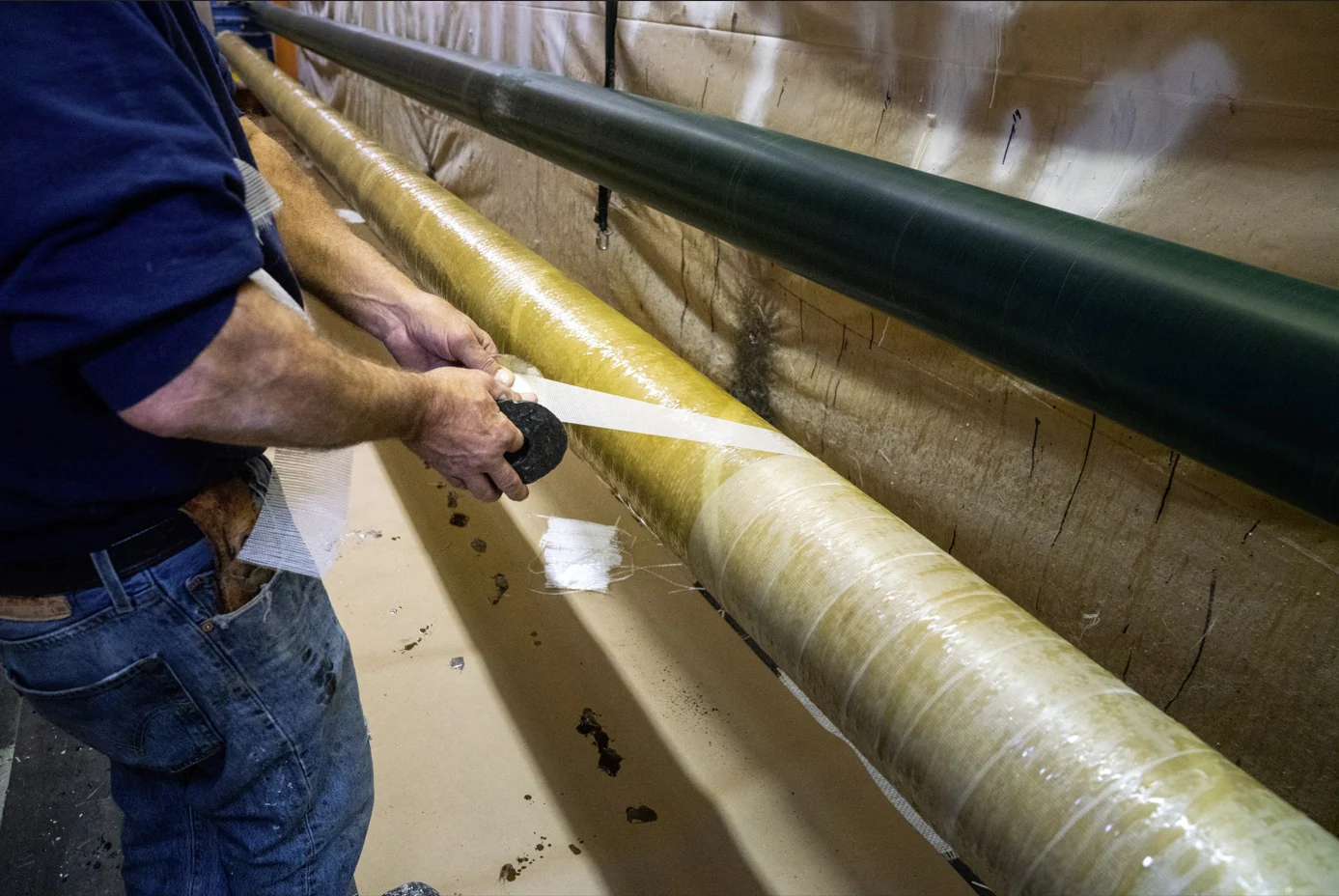 Zeus™ Aeolus Handcrafted External or Internal Rope Fiberglass Flagpole - Hinge Base | Made in USA - Image 3