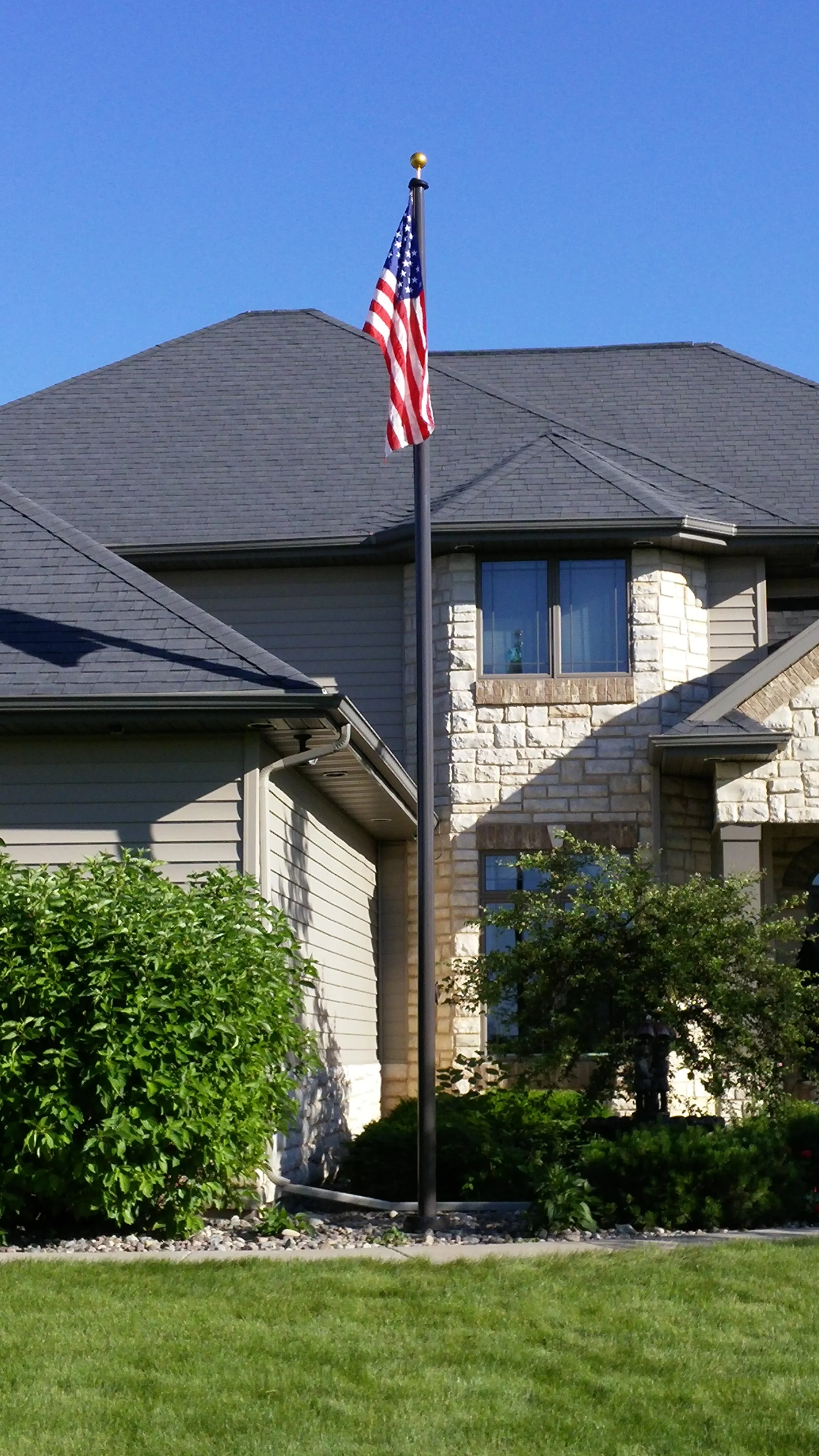 Zeus™ Handcrafted Fiberglass Flagpole with External Rope | Lifetime Warranty | Made in USA - Image 19